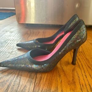 Dune London Iridescent Sequin Heels